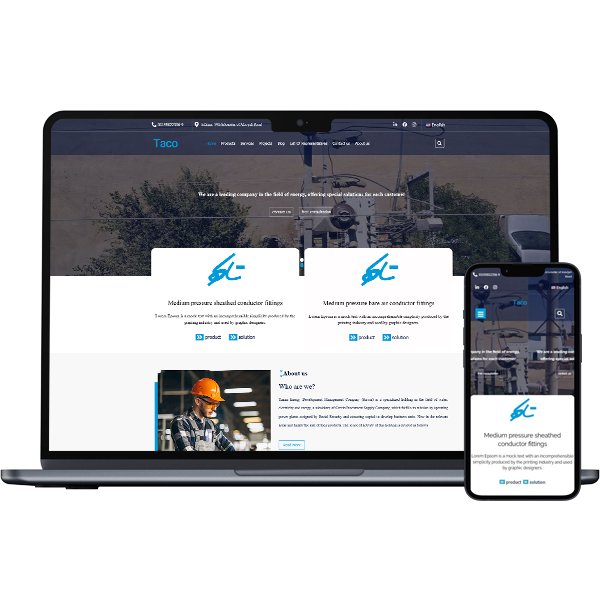 طراحی سایت یراق آلات برق