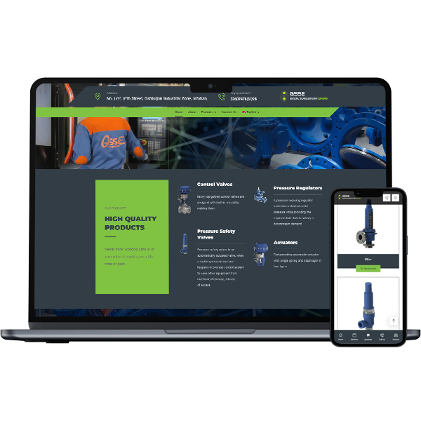 طراحی سایت صنعتی